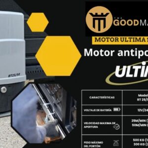 MOTOR ULTIMA CON RESPALDO DE BATERIA