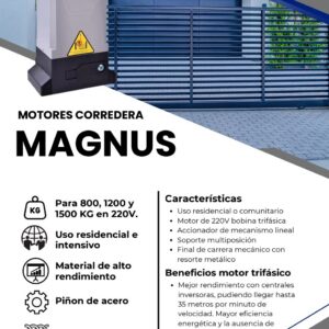 MOTOR RAPIDO MAGNUS 1200 KILOS